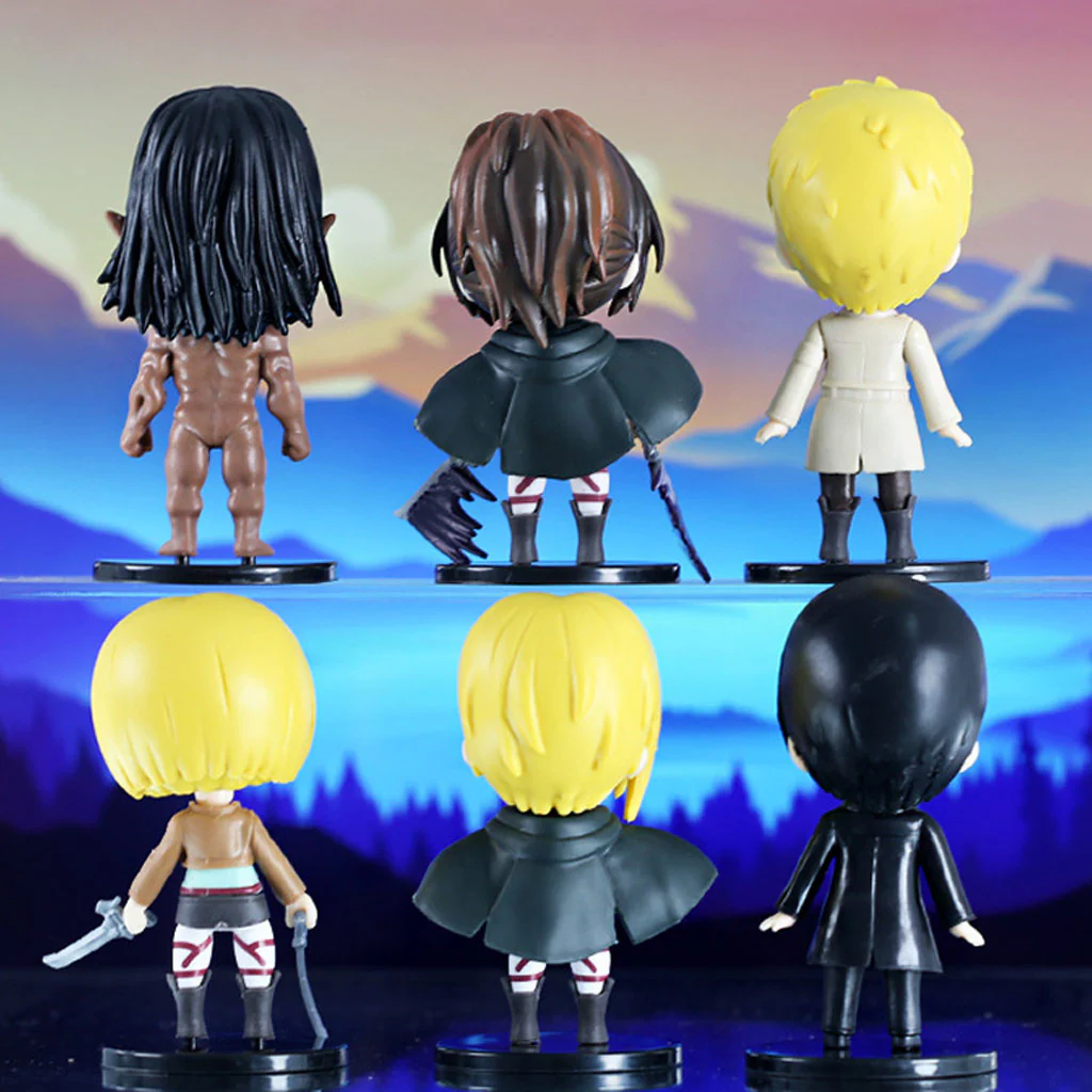 Anime Action Figure Attack on Titan AOT 6pcs Anime Figurine - Image 8
