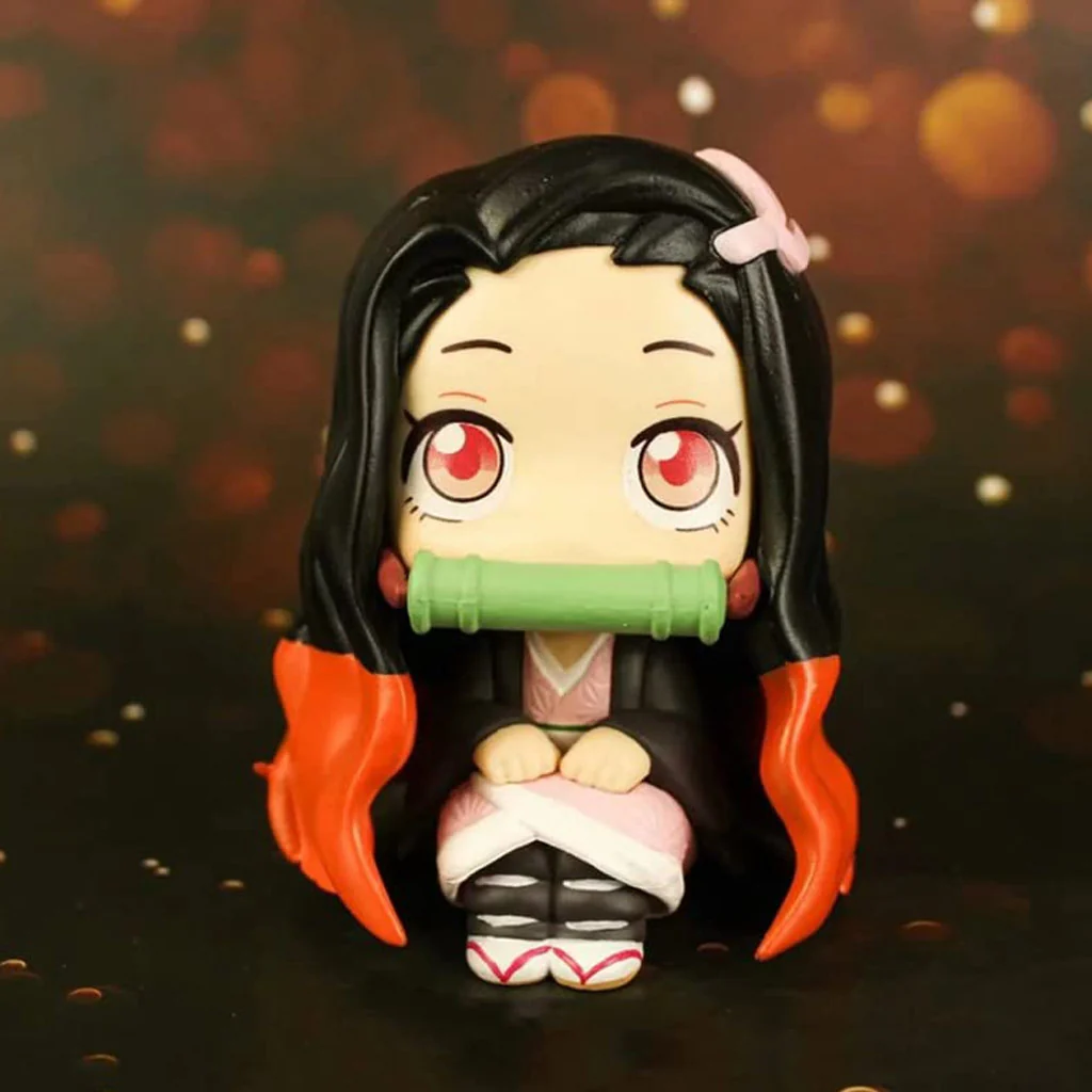 Anime Action Figures Naruto, Kakashi, Luffy, Nezuko Bobblehead Toy - Image 19