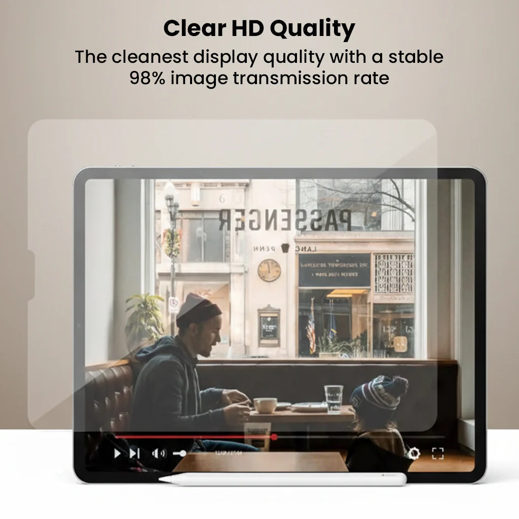 Anti Spy Privacy Tempered Glass Screen Protector For iPad Pro 12.9 (2021/2020/2018) - Image 6