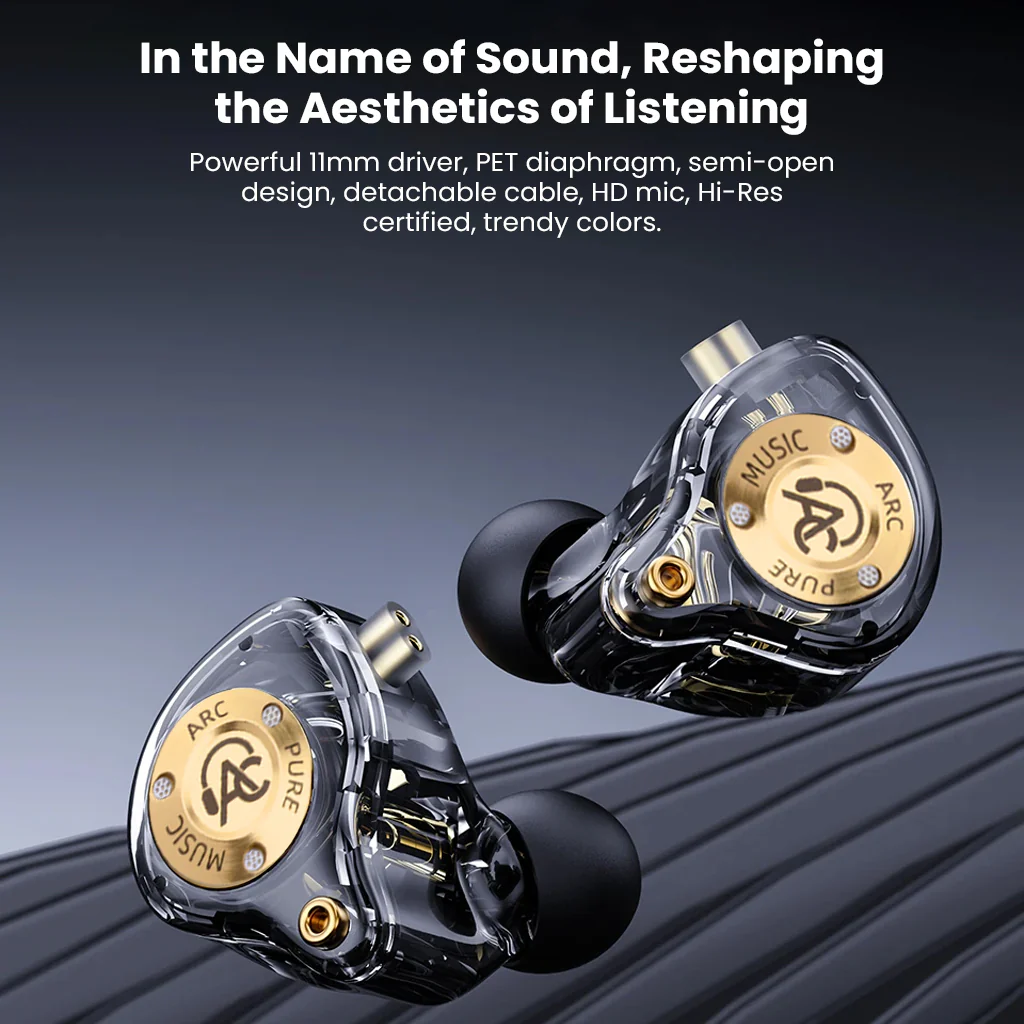 AUDIOCULAR - ARC 11mm Dynamic Driver Hi-Res Type C IEM With KT02H20P DAC Chip - Image 5