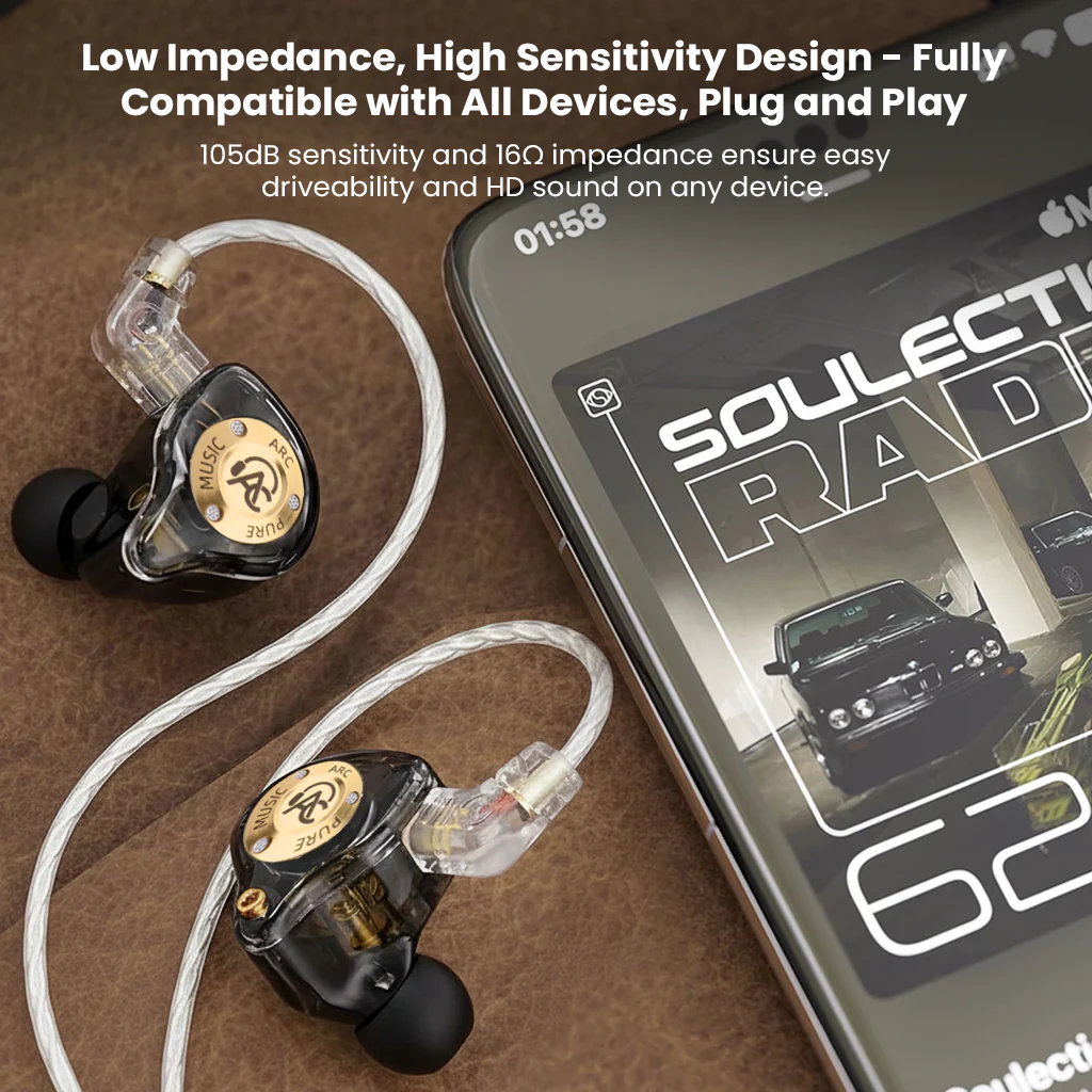 AUDIOCULAR - ARC 11mm Dynamic Driver Hi-Res Type C IEM With KT02H20P DAC Chip - Image 9