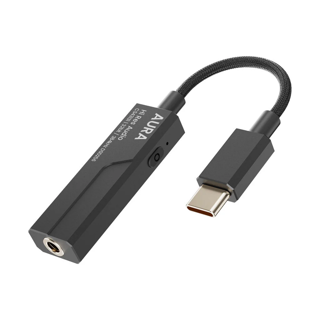 AUDIOCULAR - AURA Hi-Res Portable DAC & Amp with CS43131 DAC + SGM8262 AMP Chipset
