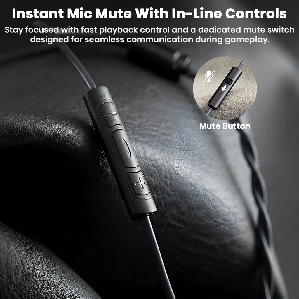 AUDIOCULAR - BOOM-X Gaming IEM Upgrade Cable with Mic - Image 4