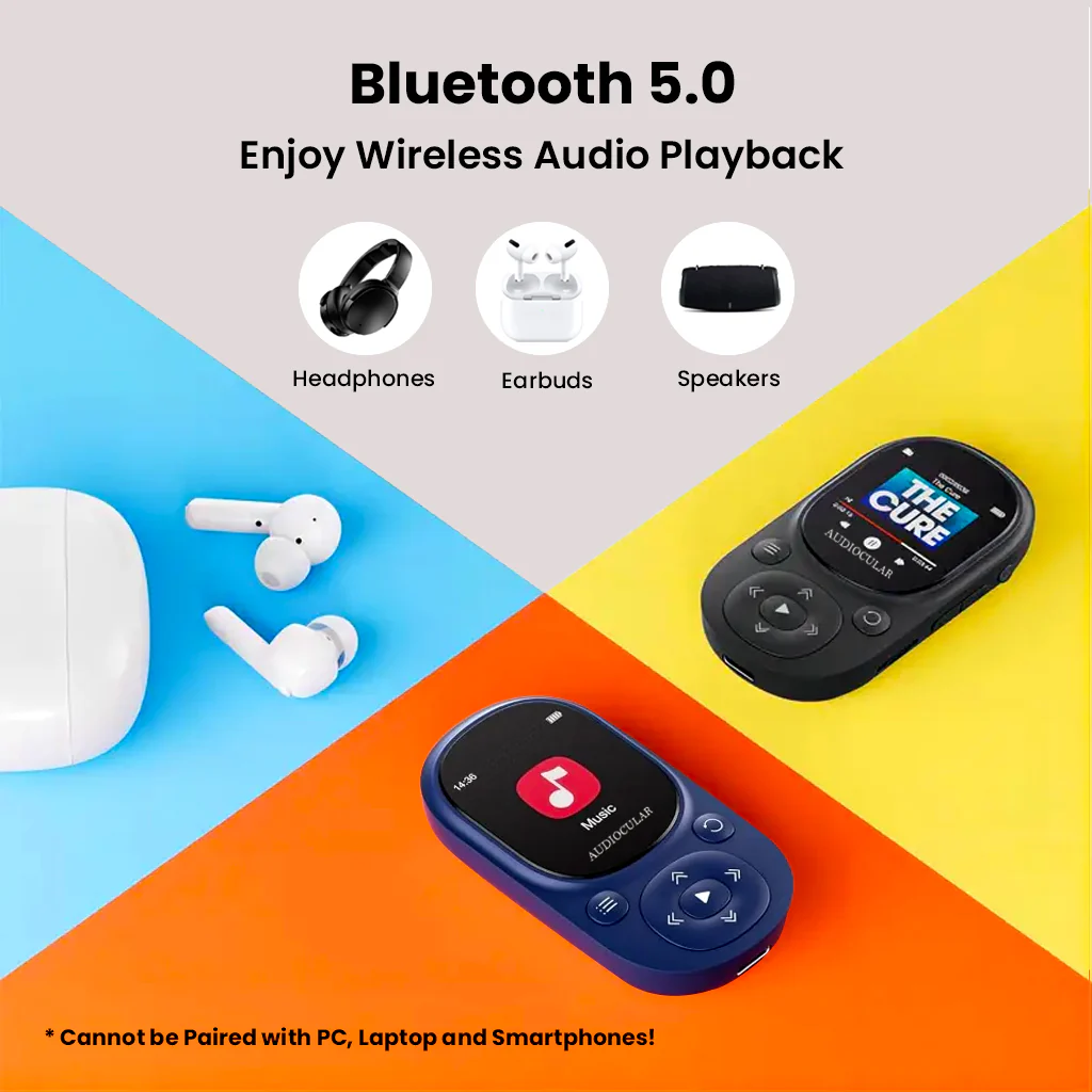 AUDIOCULAR - M11 Portable Mp3 Player with Clip Design - Image 2