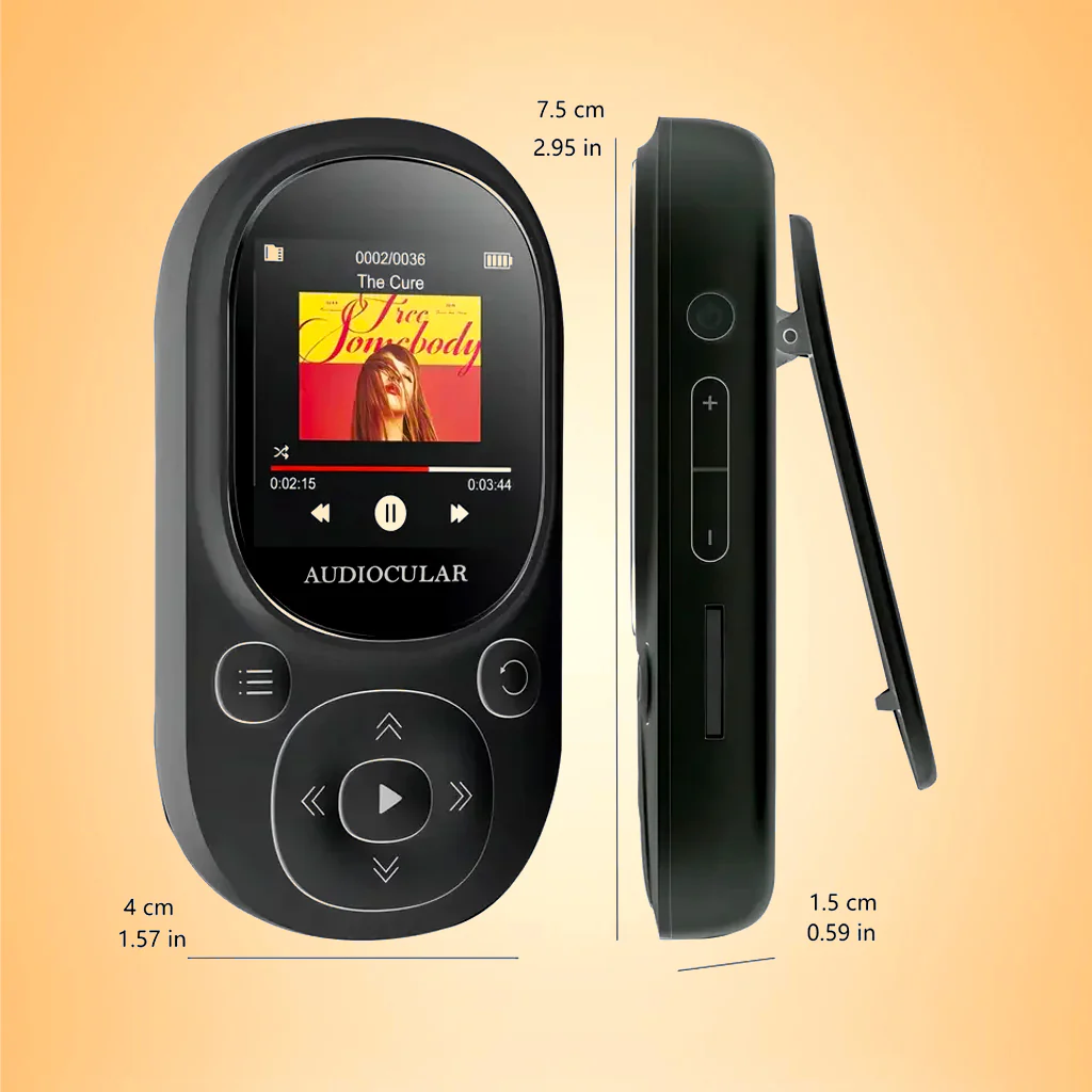 AUDIOCULAR - M11 Portable Mp3 Player with Clip Design - Image 8