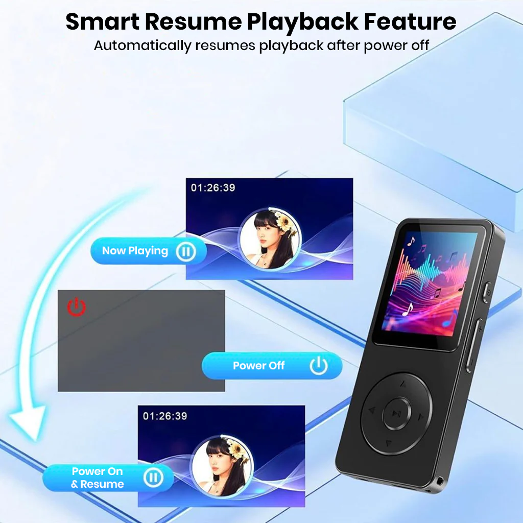 AUDIOCULAR - M61 Portable Bluetooth Mp3 Music Player - Image 12