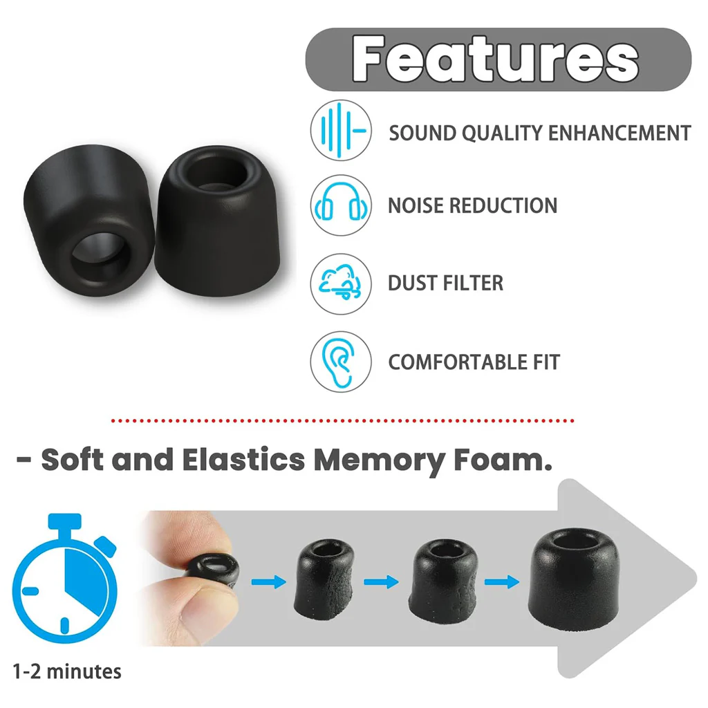 AUDIOCULAR - Memory Flex Eartips for IEMs - Image 2