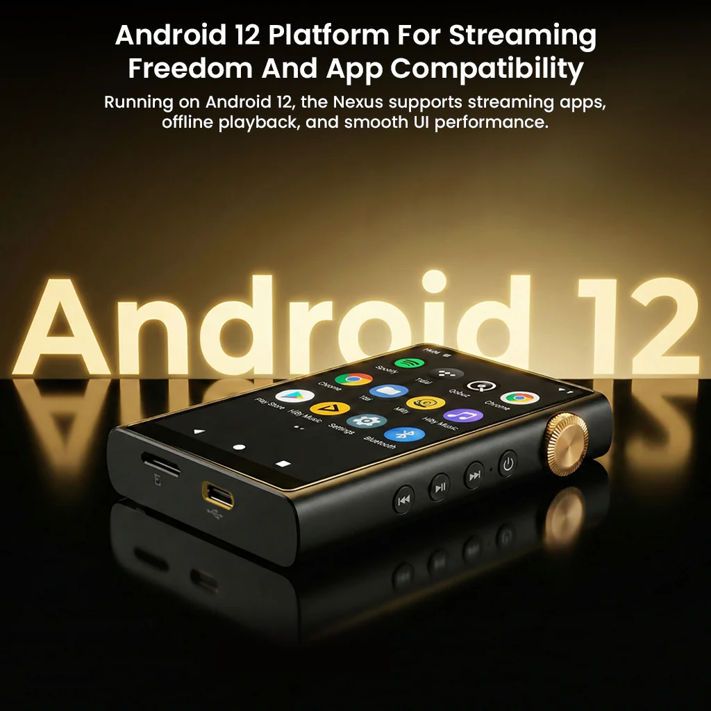 AUDIOCULAR – Nexus HiFi Android 12 Digital Audio Player - Image 2