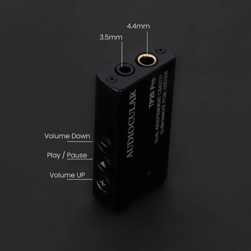AUDIOCULAR - TP20 Pro Dual CS43131 Portable DAC & Amp - Image 11