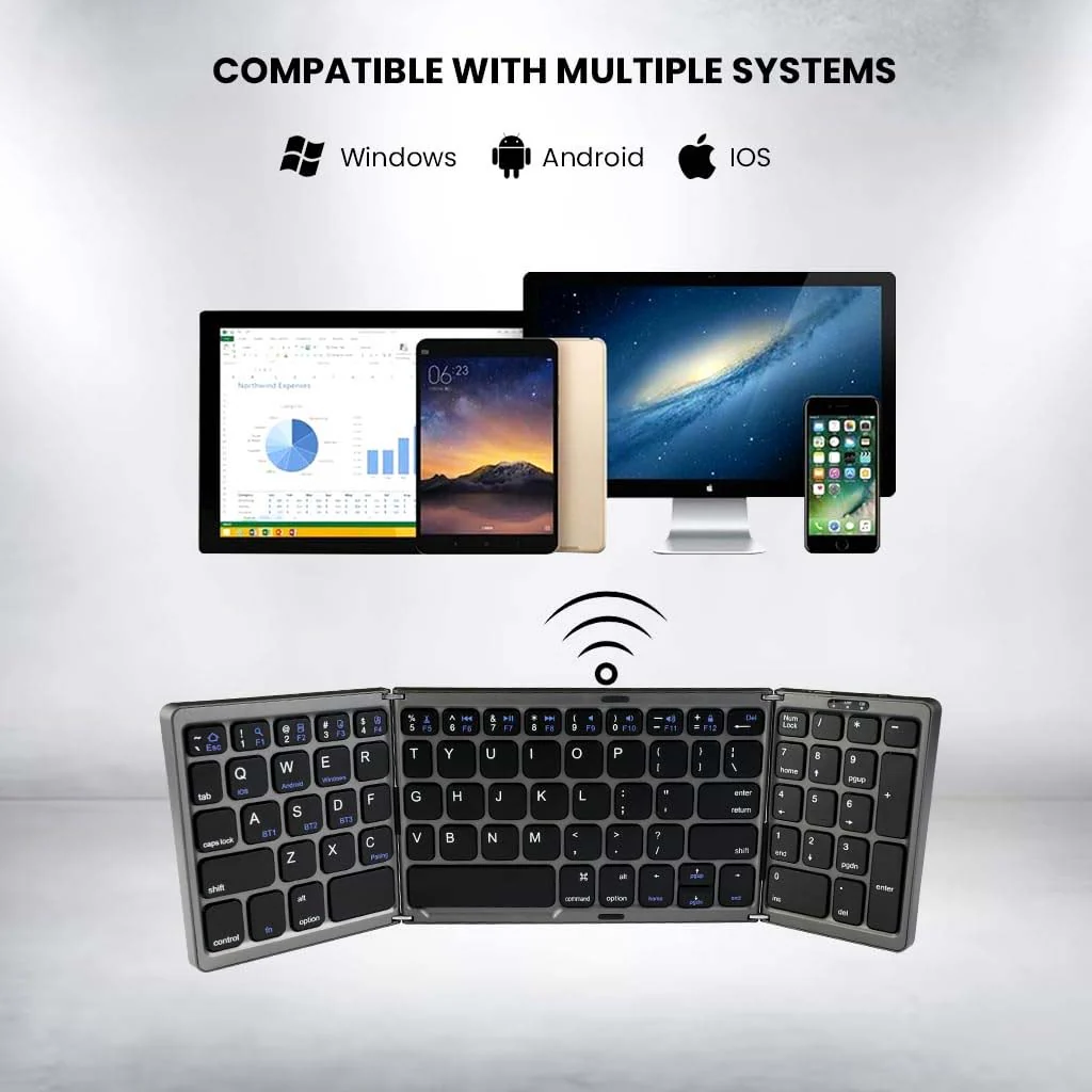B089 Foldable Wireless Keyboard - Image 3