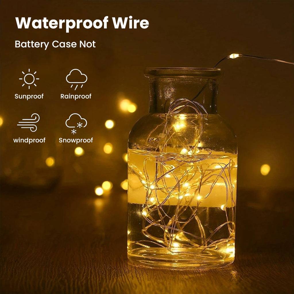 Battery Fairy Lights 10M with 100 Warm LEDs for Home & Festive Decor - Image 2