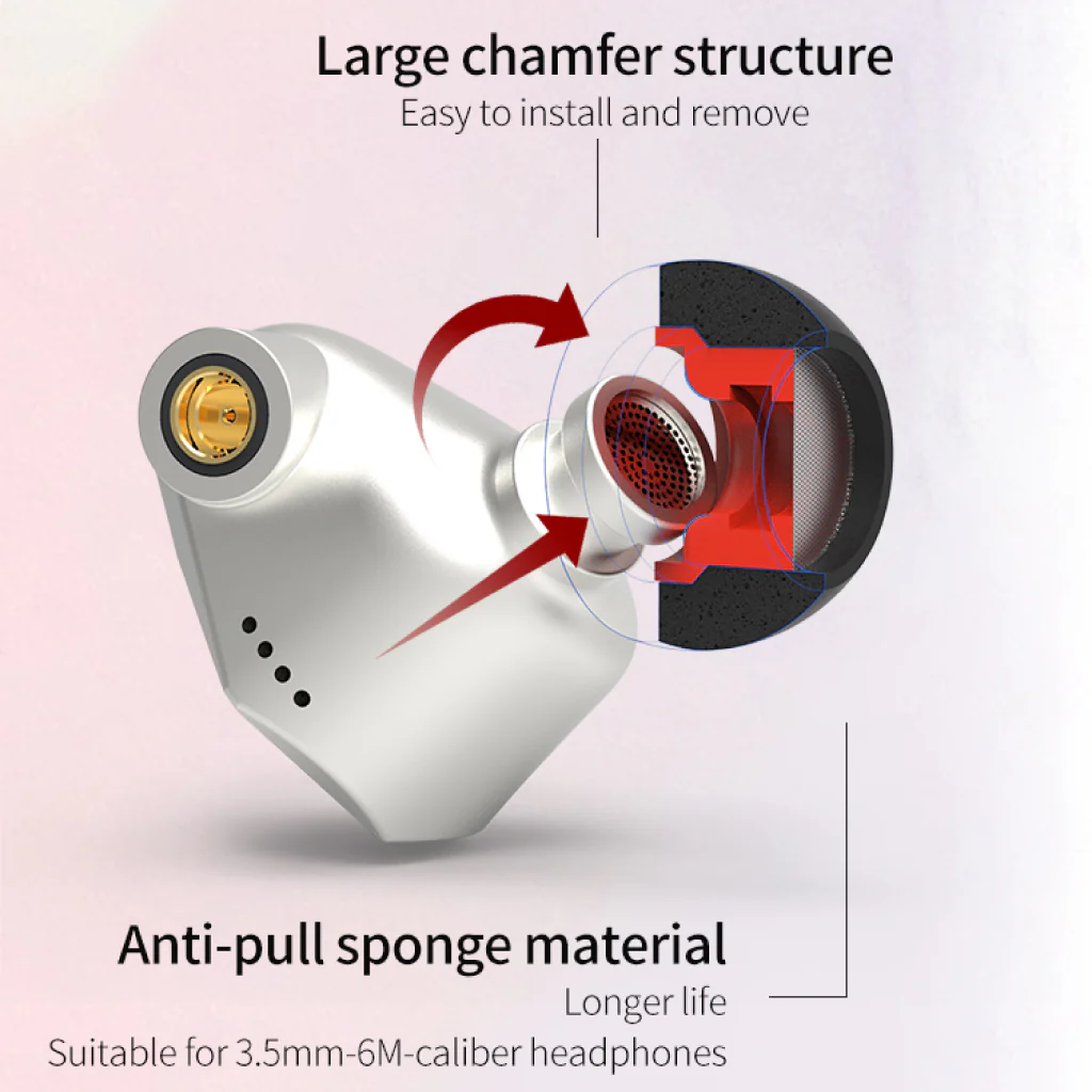 BGVP - Memory Foam Eartips - Image 3