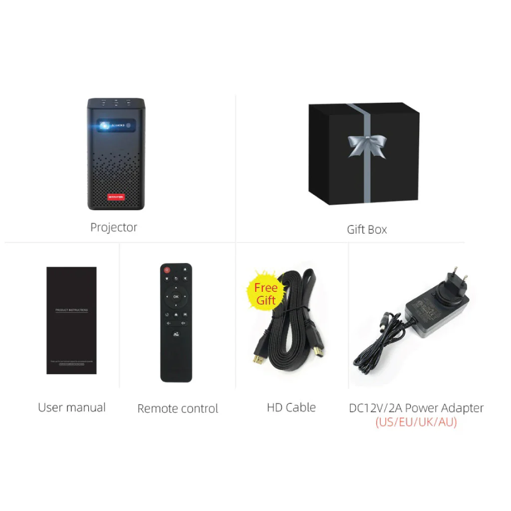 Byintek - P20 Portable Mini Projector - Image 18