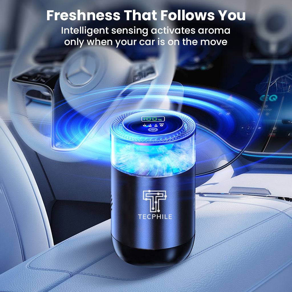 P3 Car Air Freshener Atomizer Automatic Diffuser with Ambient Light - Image 3