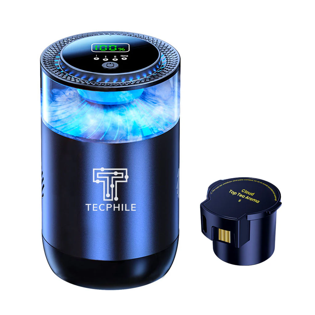 P3 Car Air Freshener Atomizer Automatic Diffuser with Ambient Light - Image 7