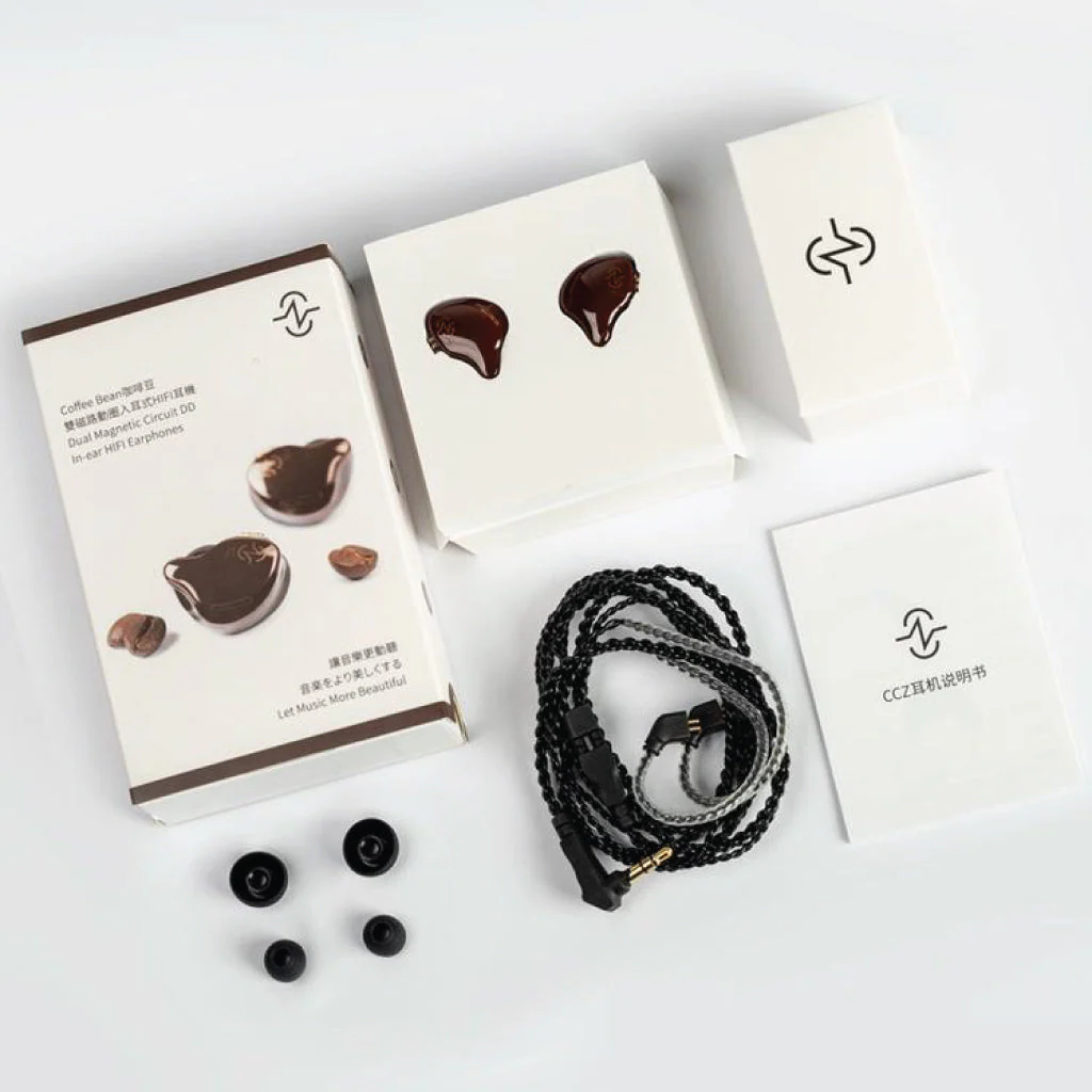 CCZ - Coffee Bean Wired IEM with Mic (Demo Unit) - Image 9