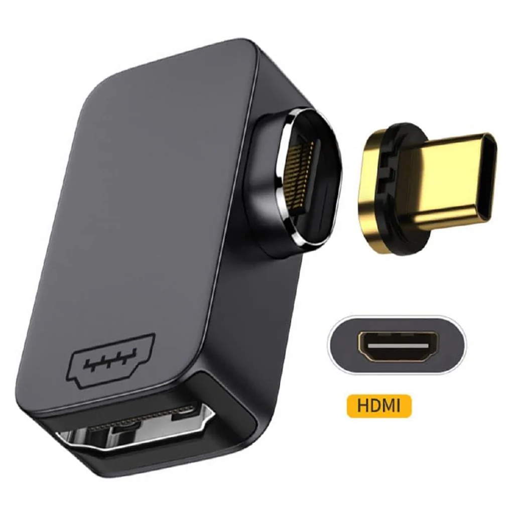 TECPHILE 4K FHD Magnetic Type C to HDMI Converter Adapter - Image 6
