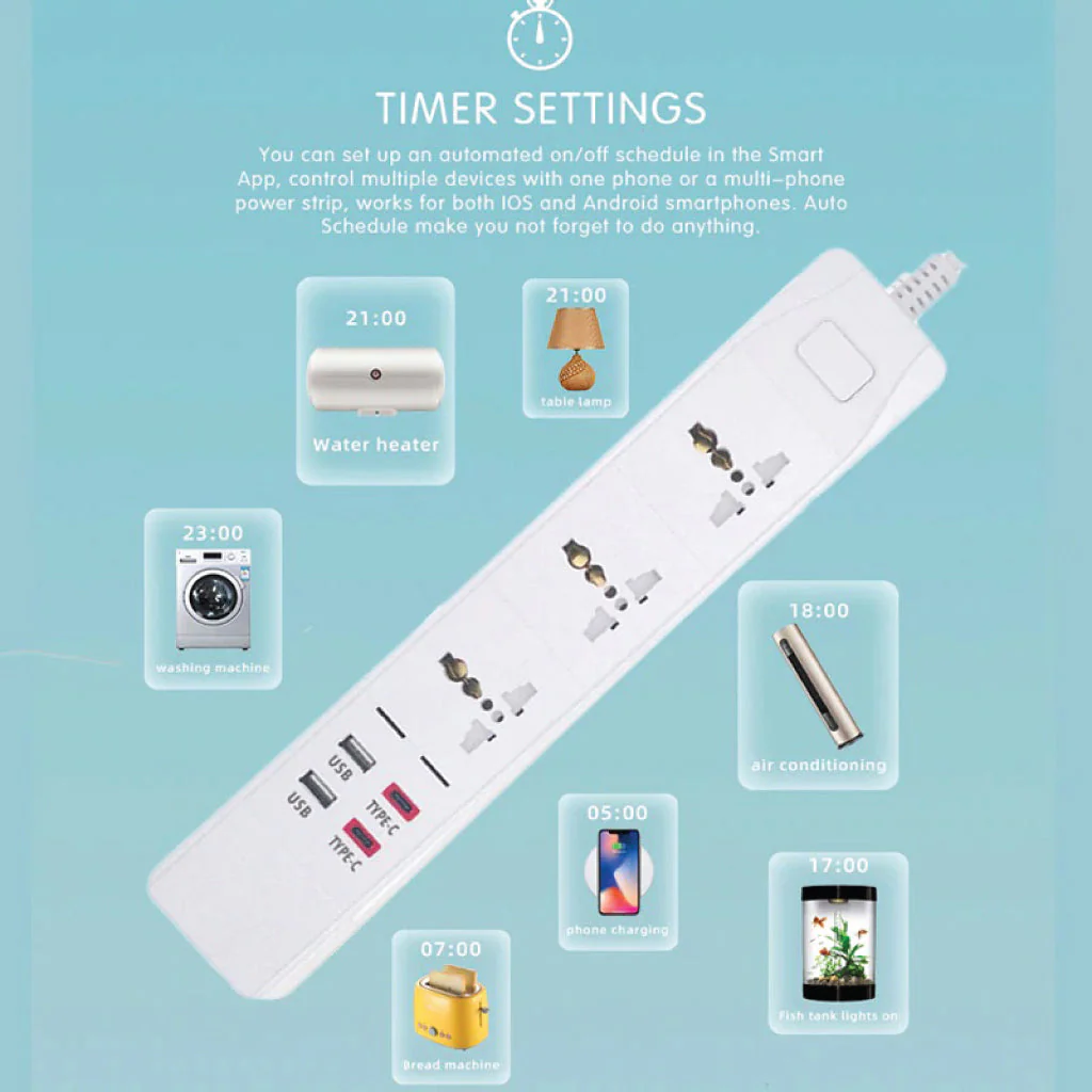 D821 WiFi Smart Power Strip Extension Board - Image 8