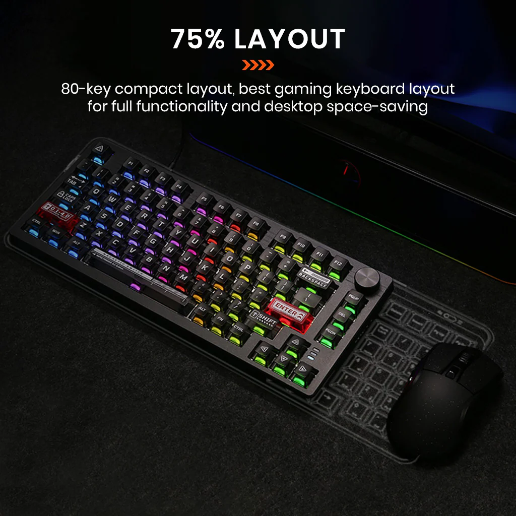 DAREU EK75RT Mechanical Wired Gaming Keyboard with Rapid Trigger - Image 5
