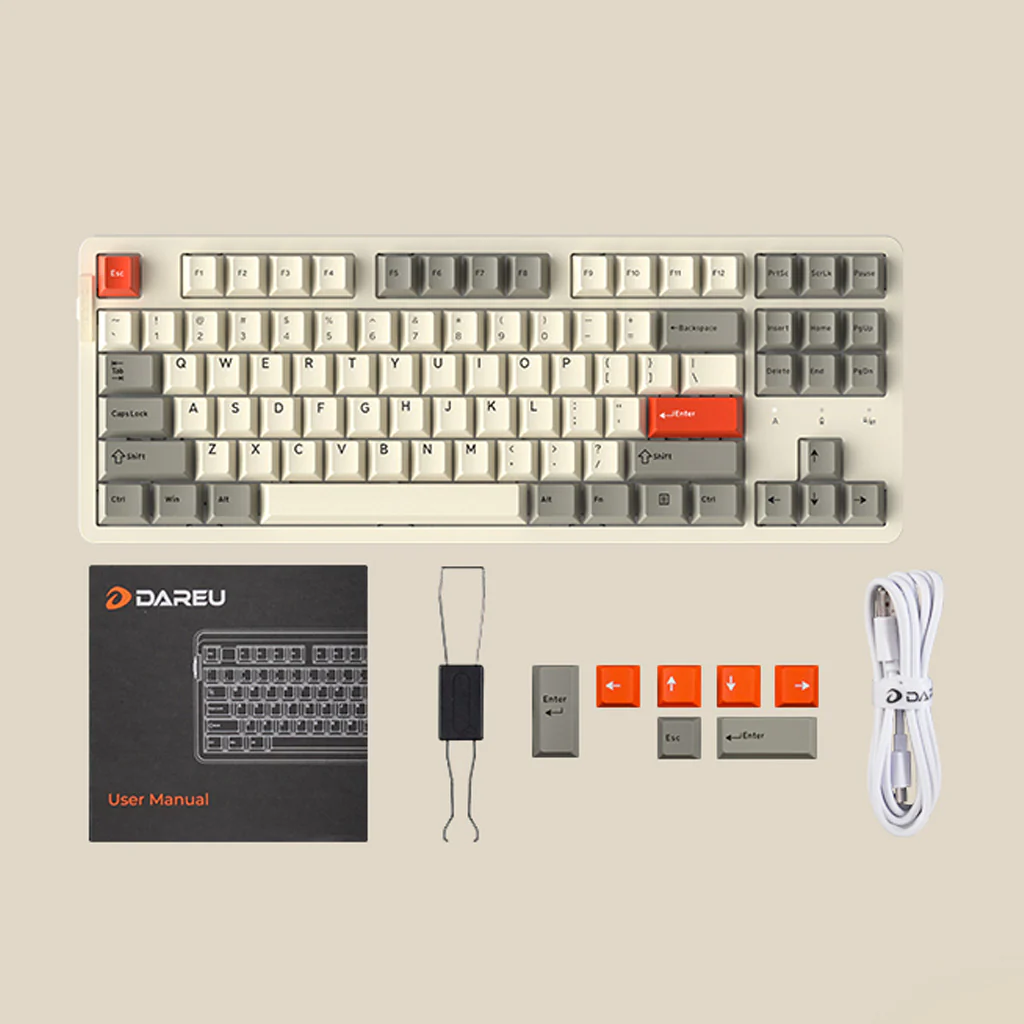 DAREU EK87Pro Mechanical Gaming Keyboard with Tri Modes & 80% Layout - Image 10