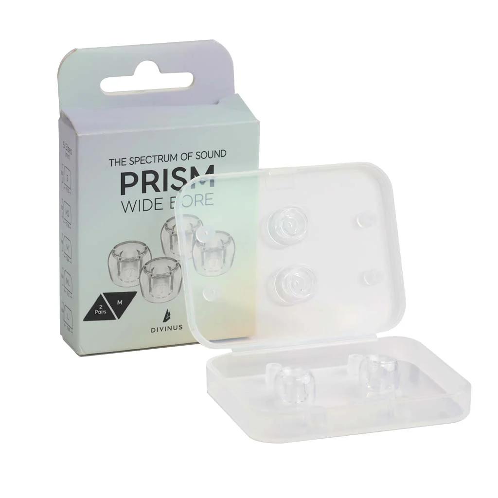 DIVINUS - Prism Wide Bore LSR Eartips for IEMs, Earphones & Earbuds - Image 4