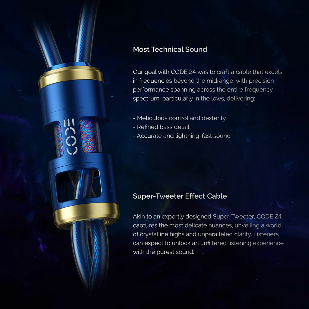 Effect Audio CODE 24 16.5 AWG Upgrade Cable for IEM - Image 3