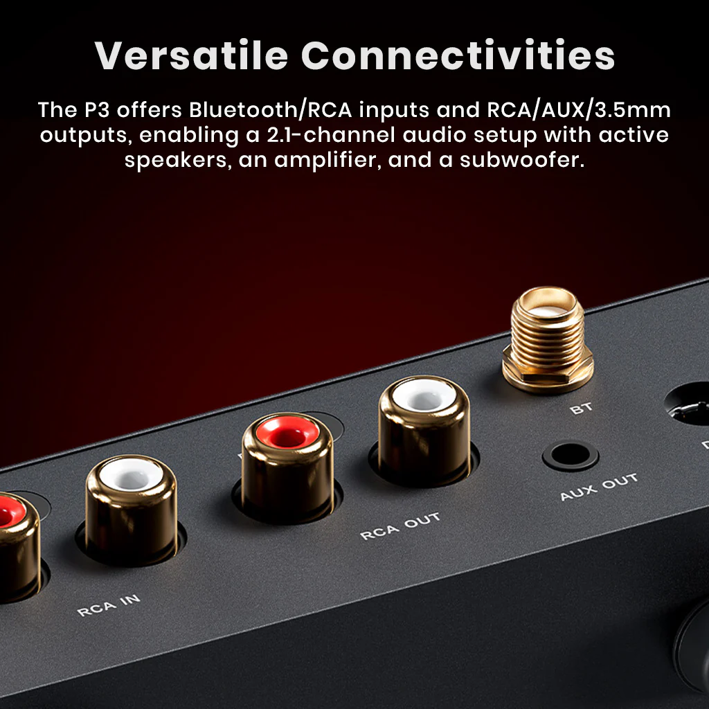 Fosi Audio P3 Tube Preamp Headphone Amplifier - Image 10