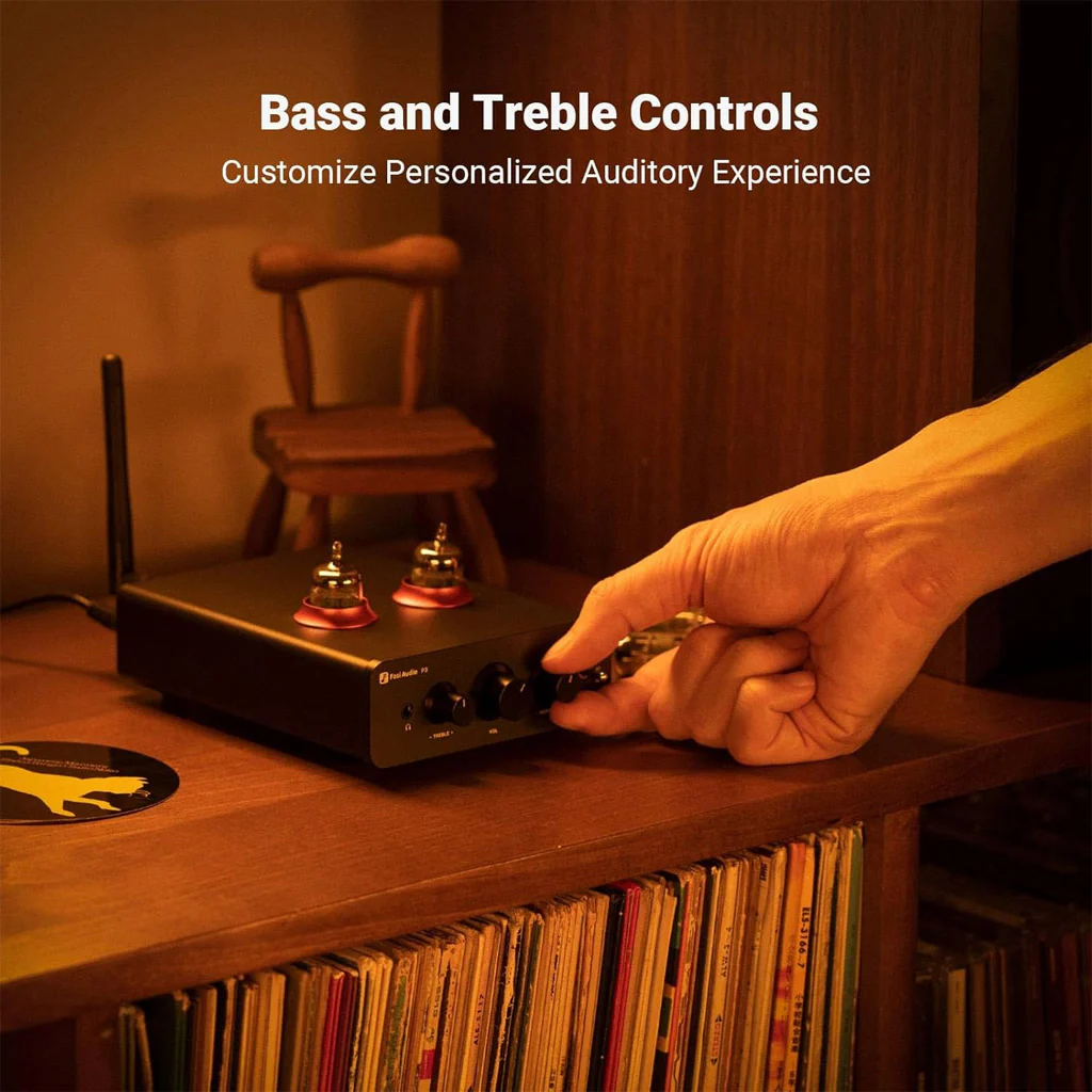 Fosi Audio P3 Tube Preamp Headphone Amplifier - Image 5