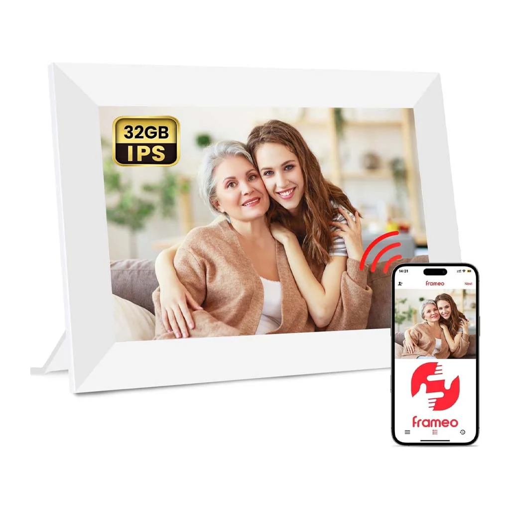 FRAMEO – 32GB 10.1” Wi-Fi Digital Photo Frame with HD Touch Screen & App Control - Image 11
