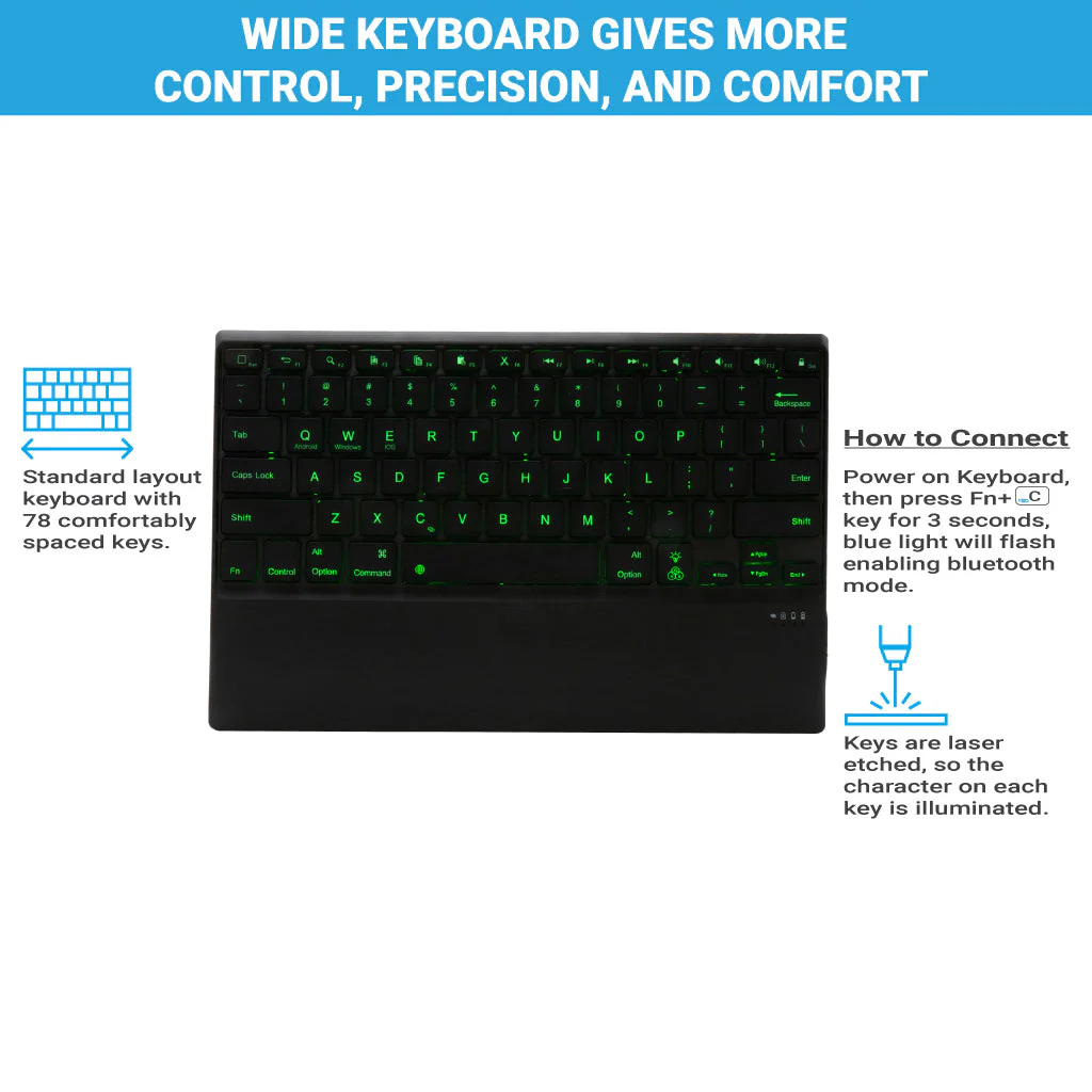 HB032D Wireless Keyboard - Image 9