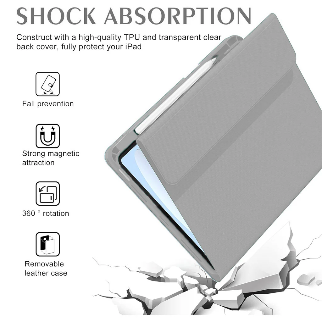 HD11T Keyboard Case for iPad Air 11 M3, M2, 5th Gen & iPad Pro 11 inch - Image 22