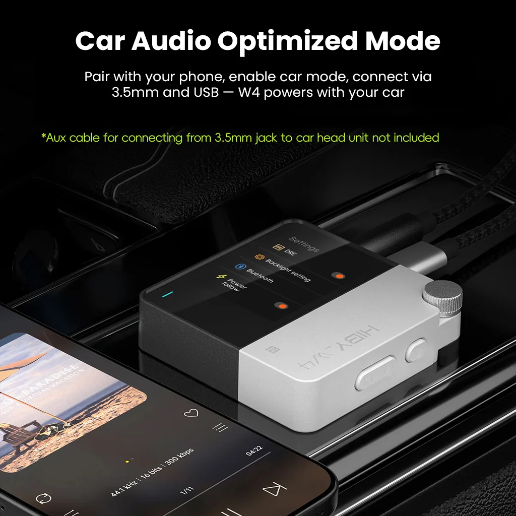 HiBy- W4 Dual CS43198 Portable HiFi Bluetooth Headphone Amp - Image 17