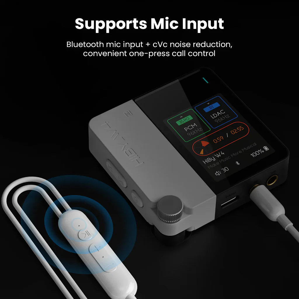 HiBy- W4 Dual CS43198 Portable HiFi Bluetooth Headphone Amp - Image 18