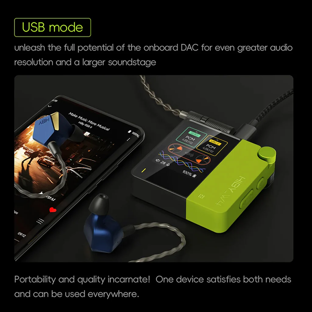 HiBy- W4 Dual CS43198 Portable HiFi Bluetooth Headphone Amp - Image 20