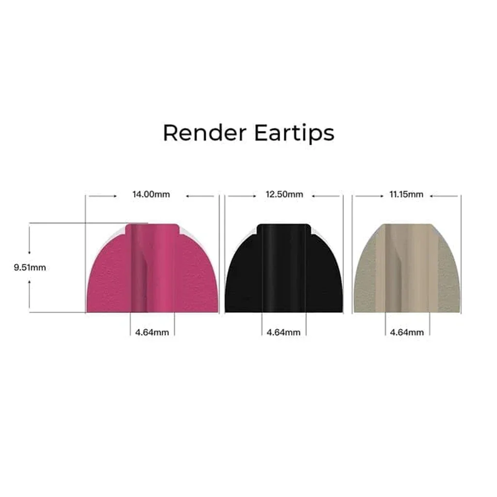 HiFiGo x ZEOS - Render Silicone Memory Foam Eartips - Image 14