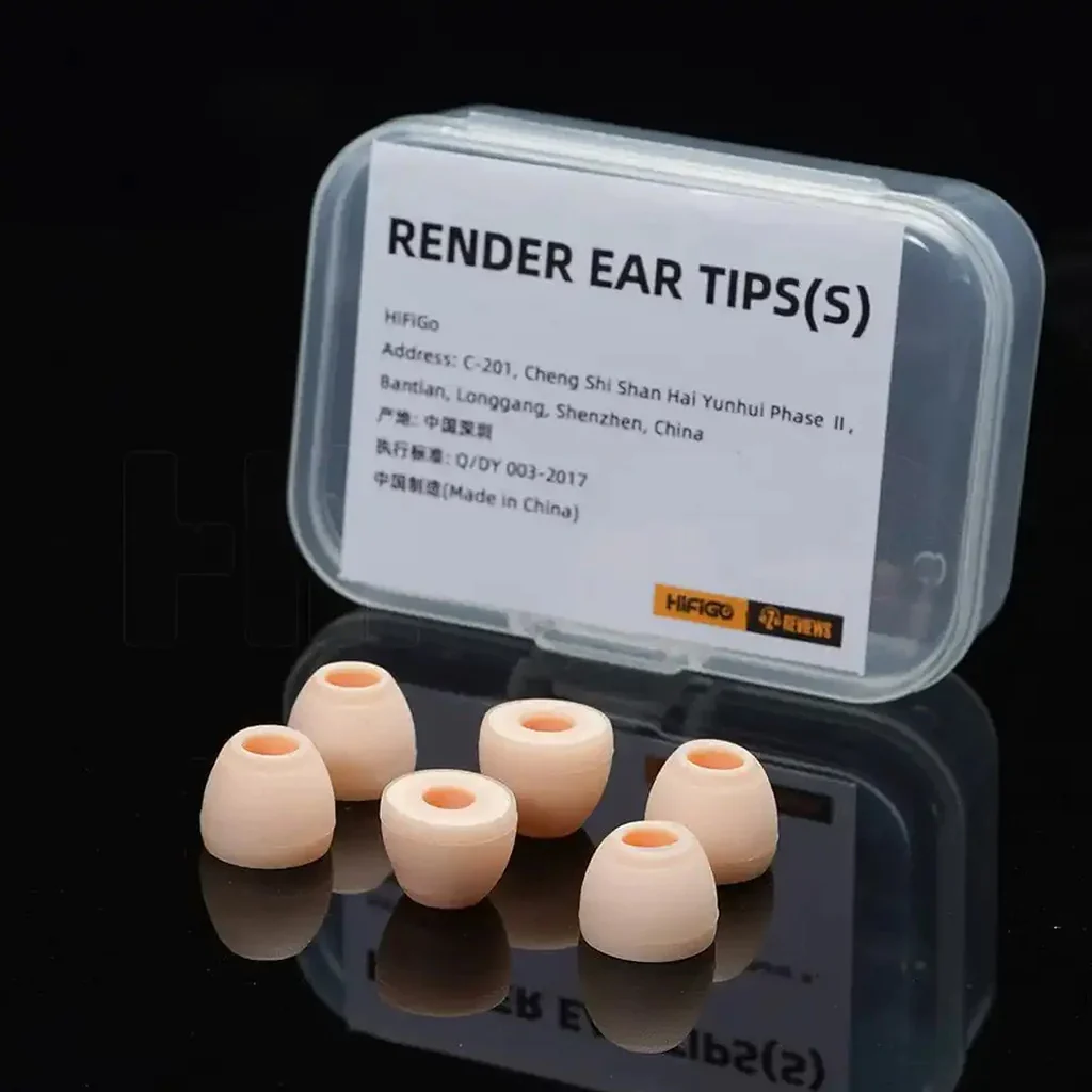 HiFiGo x ZEOS - Render Silicone Memory Foam Eartips - Image 2