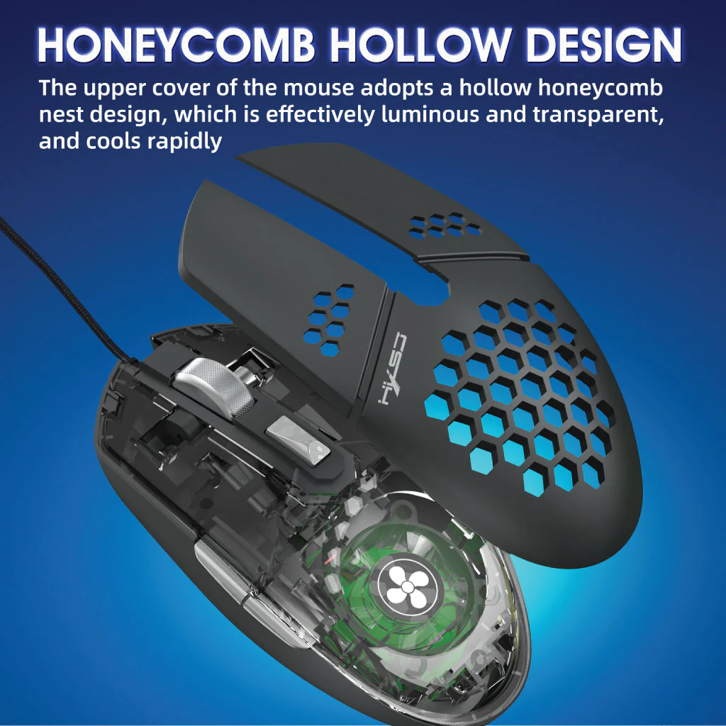 HXSJ - J400 Wired Gaming Mouse - Image 9