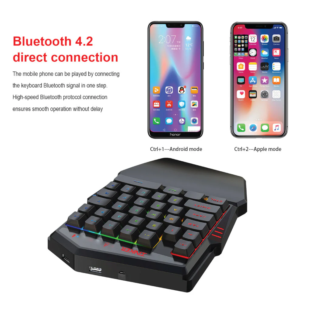 HXSJ - K99 Wireless Gaming Keyboard Mouse Combo - Image 17