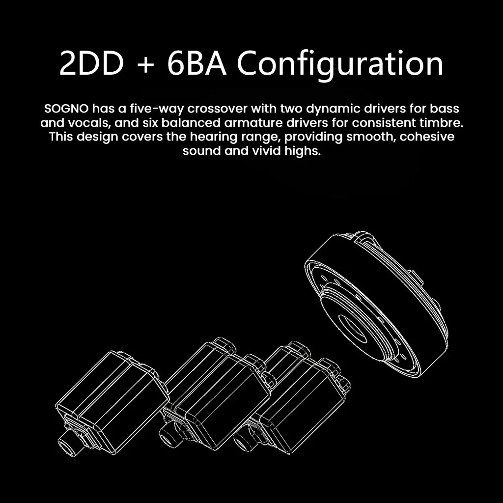 IO AUDIO - SOGNO Hybrid Driver IEM - Image 2