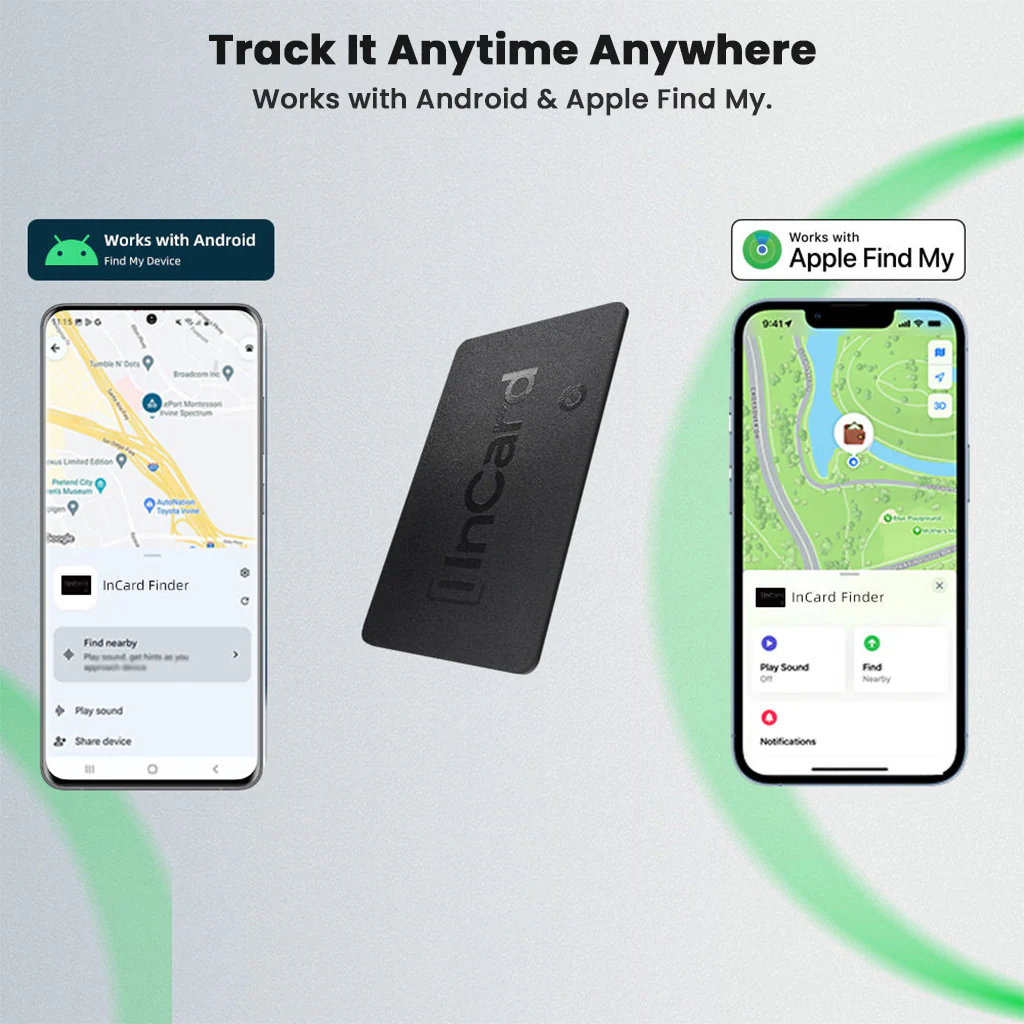 InCard Finder Bluetooth Tag Tracker for both Google's Find Hub & Apple Find My - Image 6