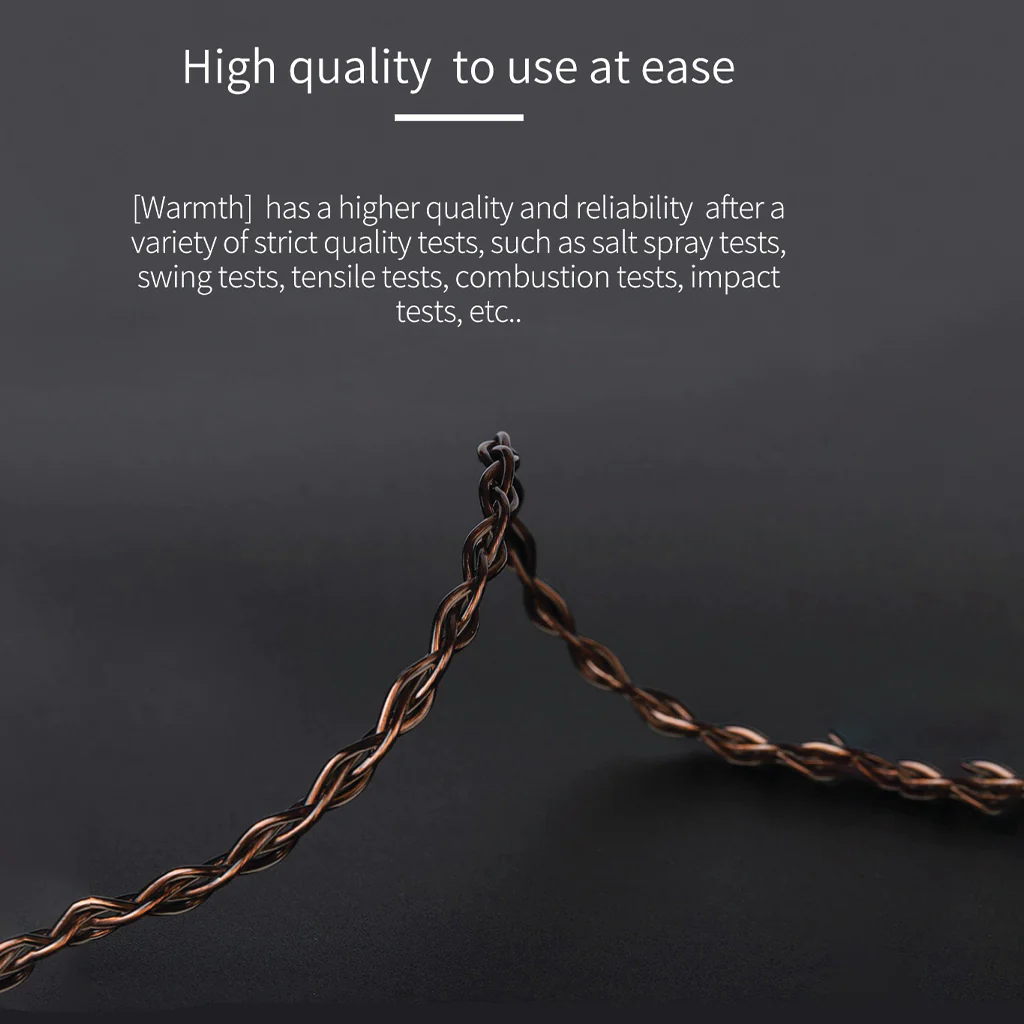 KBEAR - 4 Core Warmth Upgrade Cable for IEM - Image 12