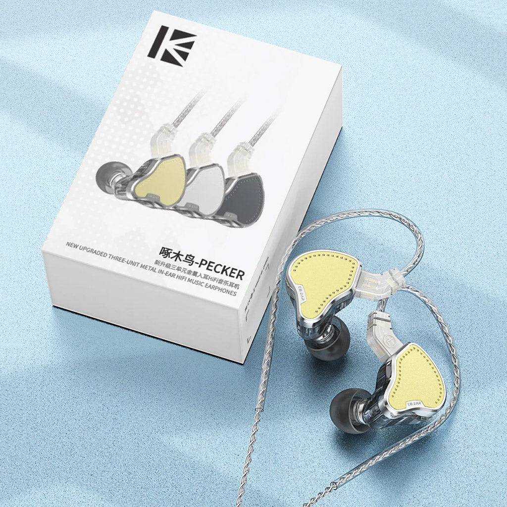 KBEAR - PECKER Triple Driver (1DD+2BA) In-Ear Monitor - Image 2