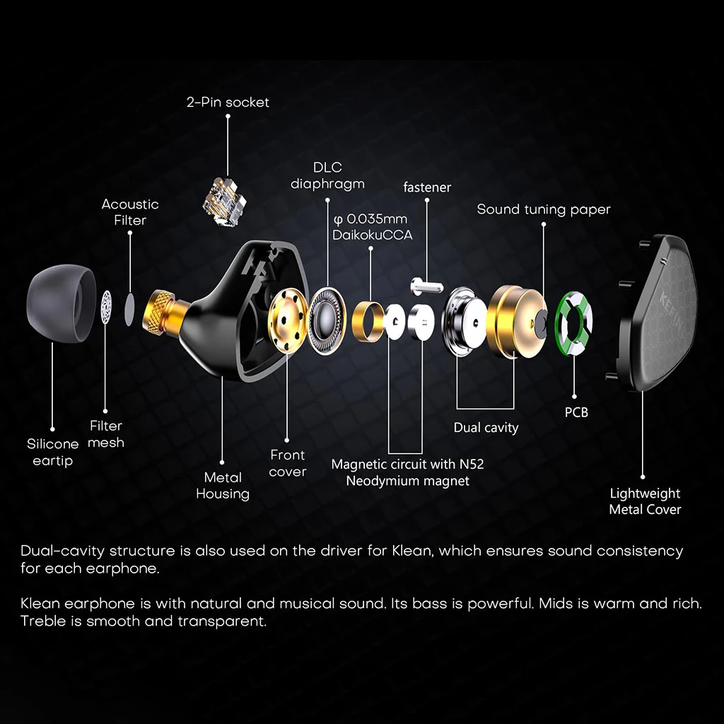 KEFINE - Klean SV 10mm Dynamic Driver In-Ear Monitor - Image 4