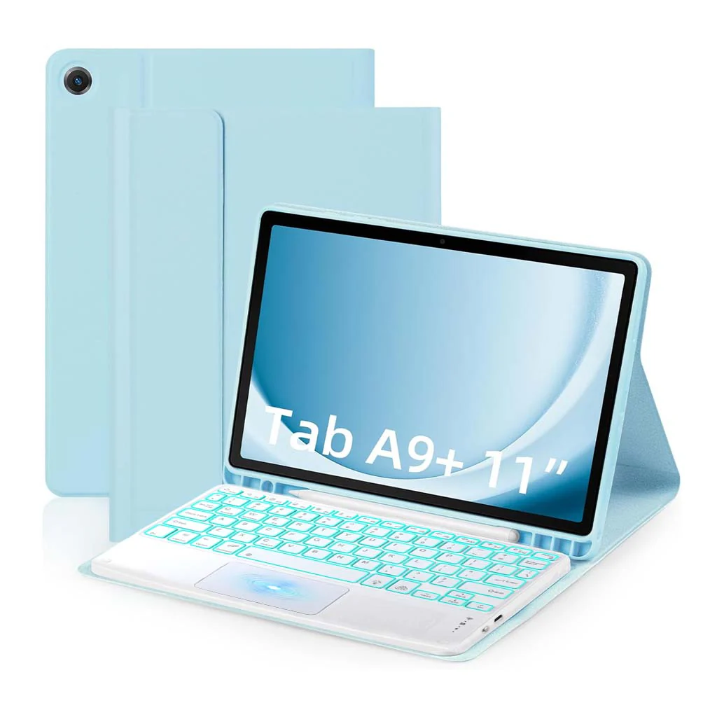Keyboard Case for Samsung Galaxy Tab A11 Plus and A9+ 11 inch Folio Cover - Image 13