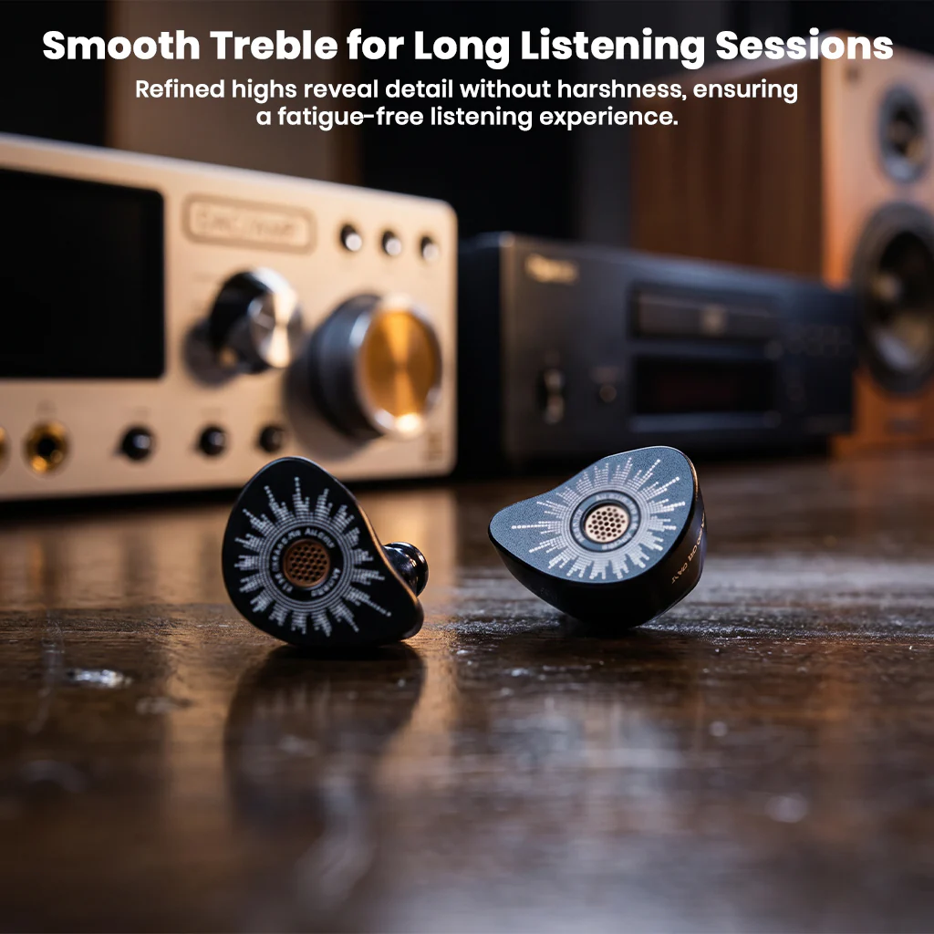 Kiwi Ears X B_Media - Chorus Single DLC Diaphragm Dynamic Driver IEM - Image 9