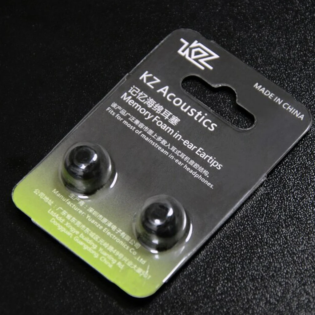 KZ 1 Pair Memory Foam  Eartips for IEMs - Image 2