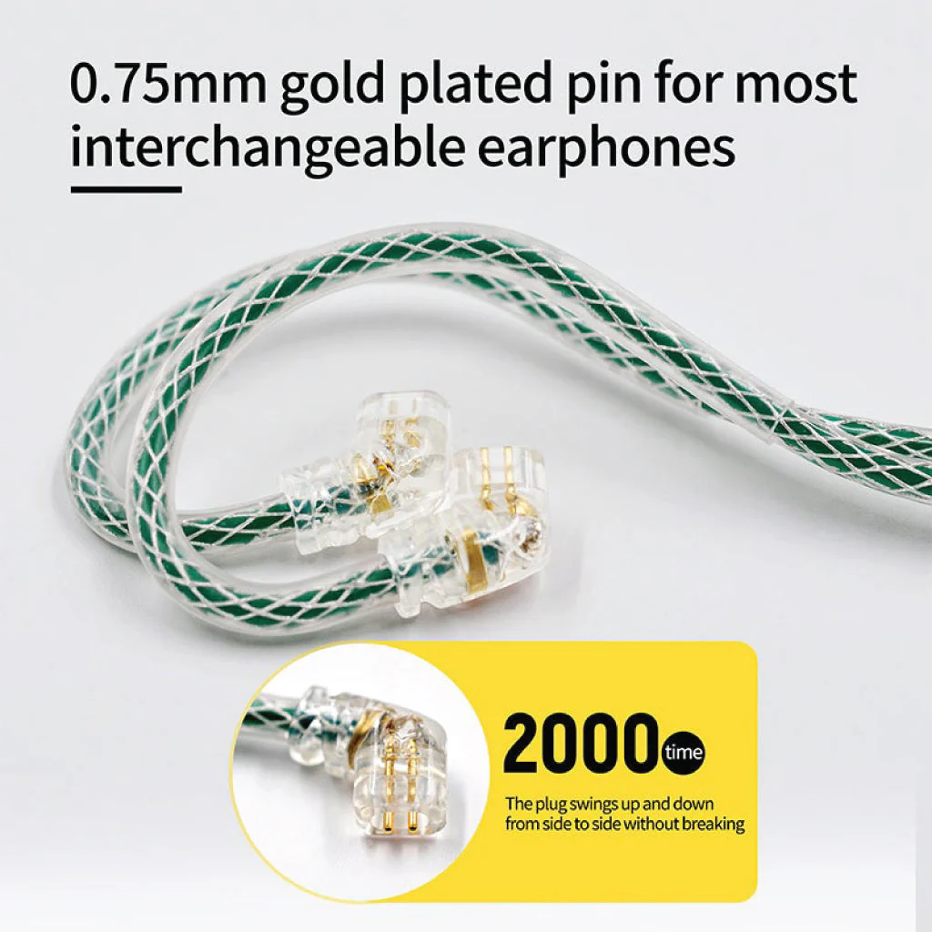 KZ - 90-11 OFC Silver Plated Upgrade Cable for IEM - Image 7