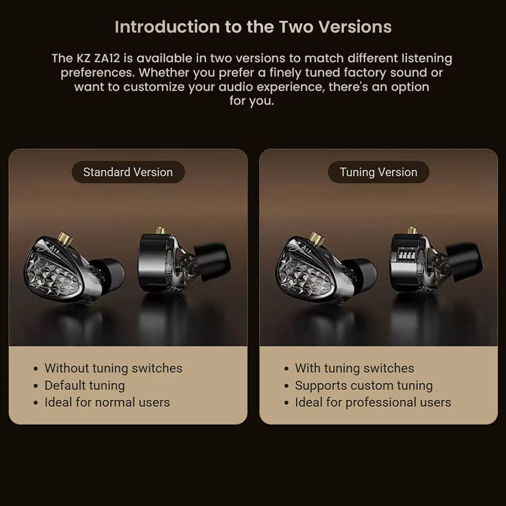 KZ ZA12 4BA+2DD Drivers Hybrid IEM - Image 9