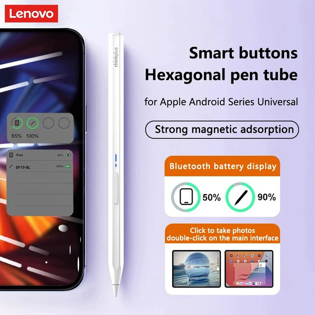 Lenovo Thinkplus BP19 Universal Stylus Pen For Capacitive Screens (Demo Unit) - Image 2