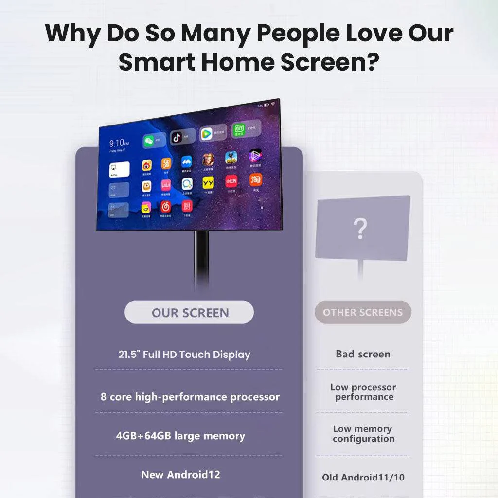 LINGQI - 21.5" Android 12 Touch Screen Digital Standee (4GB/64GB) - Image 2